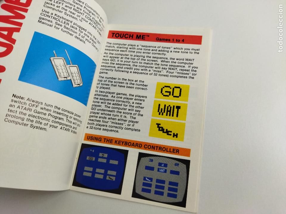 Videojuegos y consolas: BRAIN GAMES - ATARI 1978 - CARTUCHO E INSTRUCCIONES - FUNCIONANDO - Foto 8