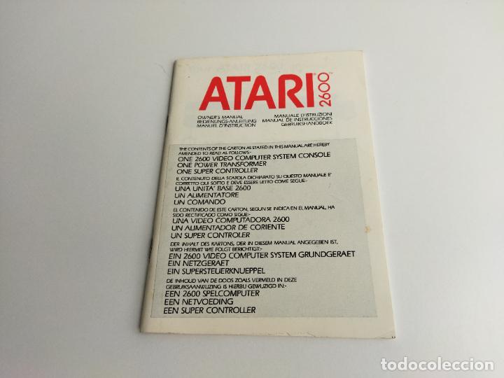 Videojuegos y consolas: MANUAL DE INSTRUCCIONES - ATARI VCS 1983 - COMPLETO - Foto 1