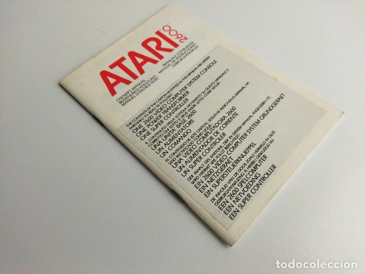 Videojuegos y consolas: MANUAL DE INSTRUCCIONES - ATARI VCS 1983 - COMPLETO - Foto 2