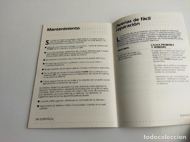 Videojuegos y consolas: MANUAL DE INSTRUCCIONES - ATARI VCS 1983 - COMPLETO - Foto 5