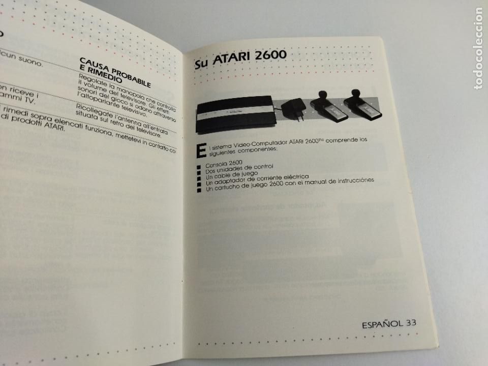 Videojuegos y consolas: MANUAL DE INSTRUCCIONES - ATARI VCS 1983 - COMPLETO - Foto 7