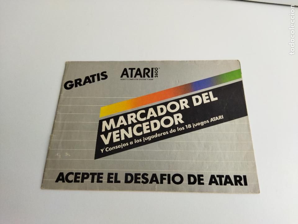 Videojuegos y consolas: MARCADOR DEL VENCEDOR - ATARI VCS 1983 - COMPLETO - Foto 1