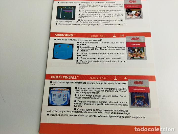 Videojuegos y consolas: CATALOGO DE JUEGOS - ATARI VCS 1982 - COMPLETO - Foto 8