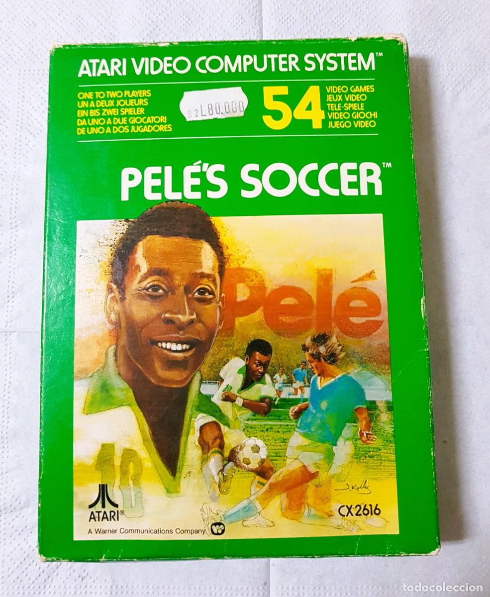 Videojuegos y consolas: PELE&acute;S SOCCER(1981) ATARI 2600 CARTUCHO+CAJA - Foto 7