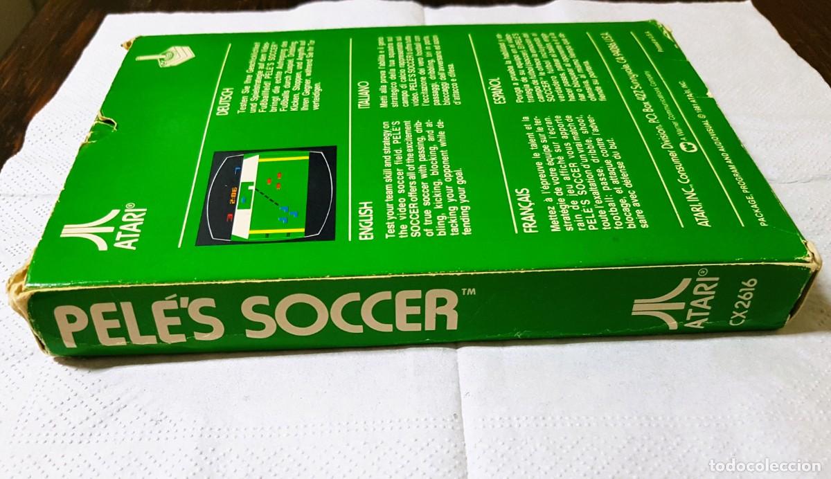 Videojuegos y consolas: PELE&acute;S SOCCER(1981) ATARI 2600 CARTUCHO+CAJA - Foto 8