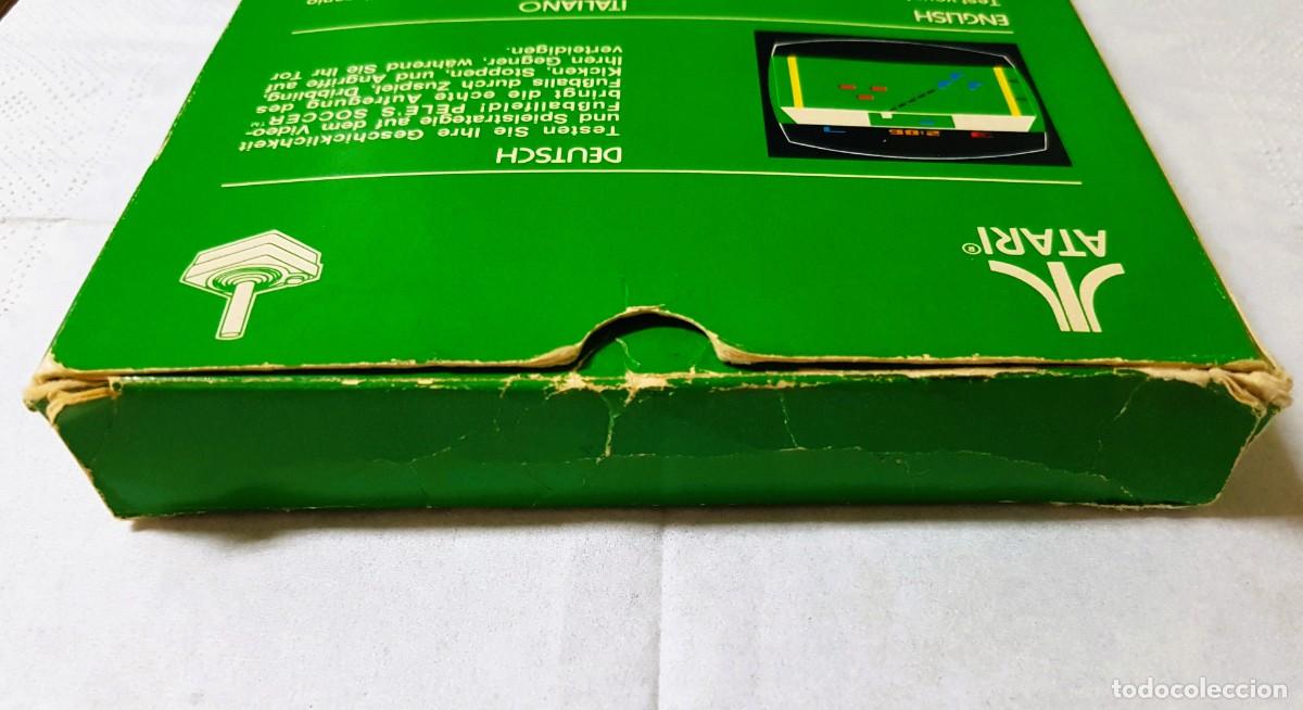 Videojuegos y consolas: PELE&acute;S SOCCER(1981) ATARI 2600 CARTUCHO+CAJA - Foto 14