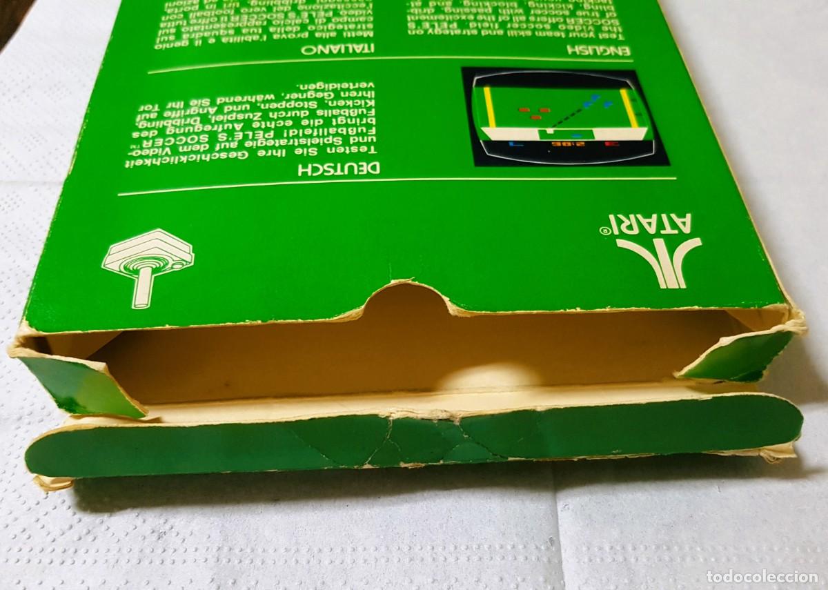 Videojuegos y consolas: PELE&acute;S SOCCER(1981) ATARI 2600 CARTUCHO+CAJA - Foto 15