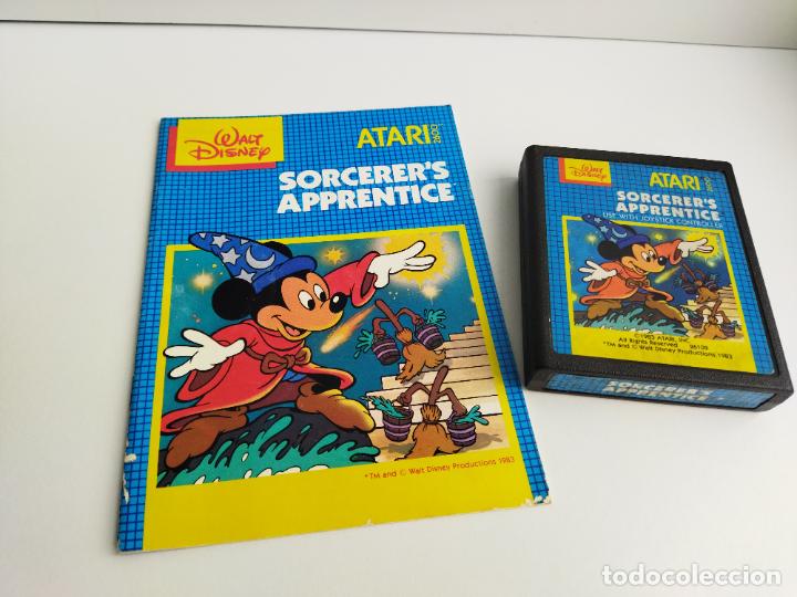 Videojuegos y consolas: SORCERER&acute;S APPRENTICE - ATARI 2600 1983 - CARTUCHO E INSTRUCCIONES - FUNCIONANDO - Foto 1