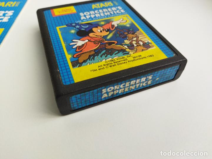 Videojuegos y consolas: SORCERER&acute;S APPRENTICE - ATARI 2600 1983 - CARTUCHO E INSTRUCCIONES - FUNCIONANDO - Foto 3