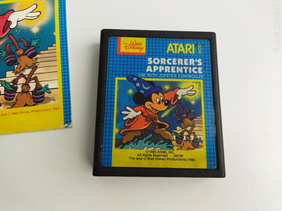 Videojuegos y consolas: SORCERER&acute;S APPRENTICE - ATARI 2600 1983 - CARTUCHO E INSTRUCCIONES - FUNCIONANDO - Foto 2