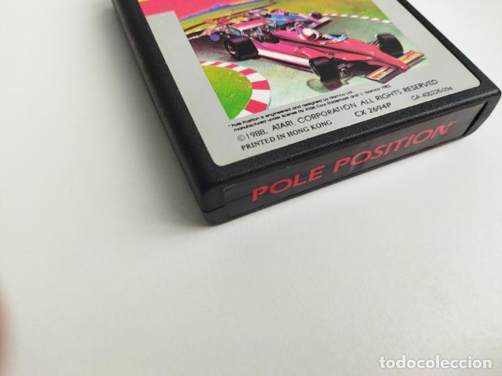 Videojuegos y consolas: POLE POSITION - ATARI 2600 1988 - CARTUCHO E INSTRUCCIONES - FUNCIONANDO - Foto 3