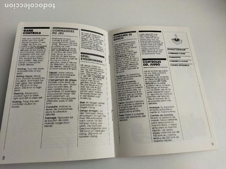 Videojuegos y consolas: POLE POSITION - ATARI 2600 1988 - CARTUCHO E INSTRUCCIONES - FUNCIONANDO - Foto 8