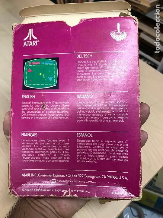 Videojuegos y consolas: Juego atari en caja space war con manual - Foto 5
