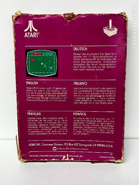 Videojuegos y consolas: Juego atari en caja space war con manual - Foto 11