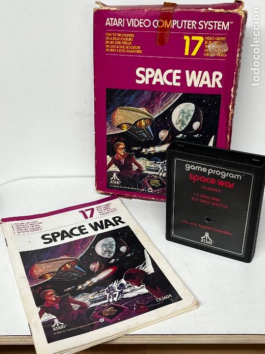 Videojuegos y consolas: Juego atari en caja space war con manual - Foto 1