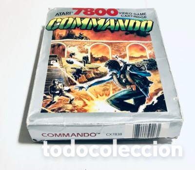 Videojuegos y consolas: Commando [ATARI Corp. / Data East - Capcom USA] 1989 Sculptured Software [PAL] [ATARI 7800] CX7838 - Foto 4