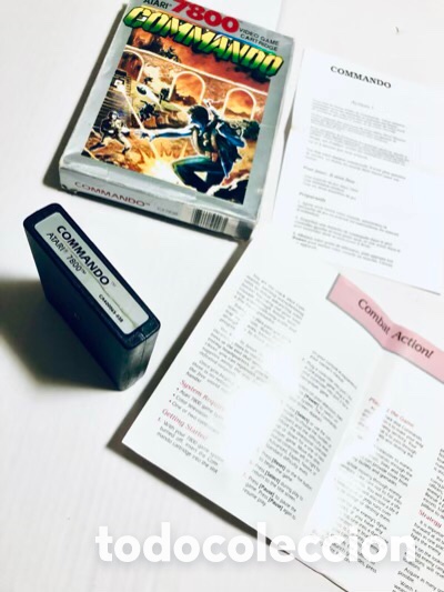 Videojuegos y consolas: Commando [ATARI Corp. / Data East - Capcom USA] 1989 Sculptured Software [PAL] [ATARI 7800] CX7838 - Foto 15