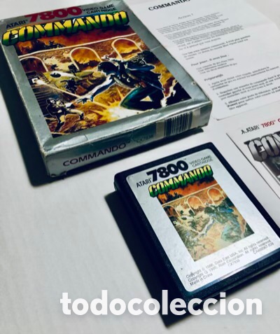 Videojuegos y consolas: Commando [ATARI Corp. / Data East - Capcom USA] 1989 Sculptured Software [PAL] [ATARI 7800] CX7838 - Foto 16