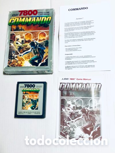 Videojuegos y consolas: Commando [ATARI Corp. / Data East - Capcom USA] 1989 Sculptured Software [PAL] [ATARI 7800] CX7838 - Foto 17