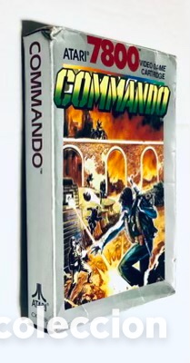 Videojuegos y consolas: Commando [ATARI Corp. / Data East - Capcom USA] 1989 Sculptured Software [PAL] [ATARI 7800] CX7838 - Foto 1