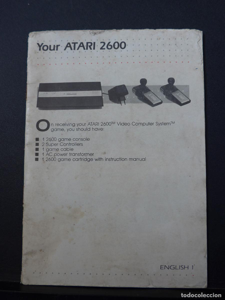 Videojuegos y consolas: MANUAL DE INSTRUCCIONES DE LA CONSOLA ATARI 2600 - Foto 1