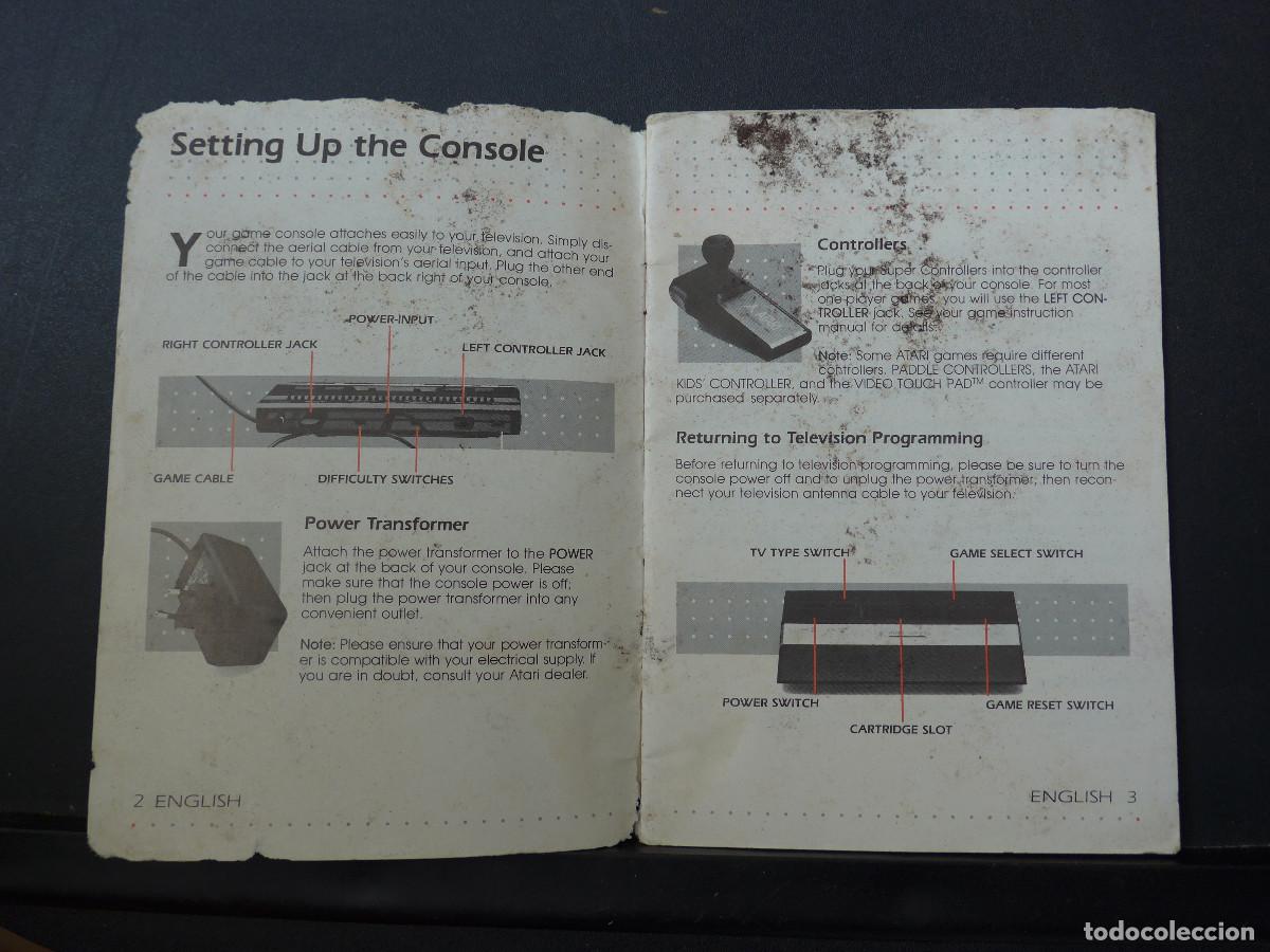 Videojuegos y consolas: MANUAL DE INSTRUCCIONES DE LA CONSOLA ATARI 2600 - Foto 3