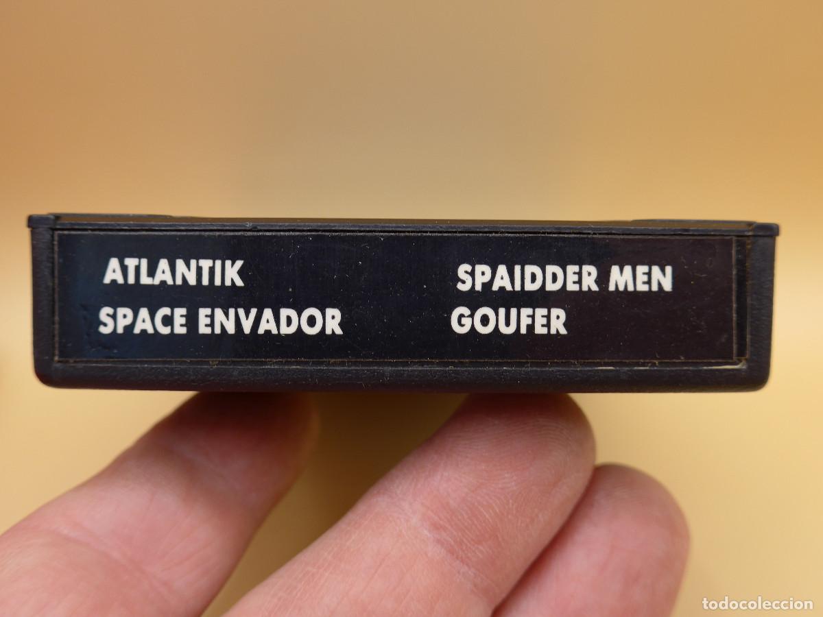 Videojuegos y consolas: CARTUCHO CON 4 JUEGOS DE ATARI 2600 COMPATIBLE - ATLANTIC - SPACE INVADERS - GOPHER - SPIDER-MAN - Foto 10