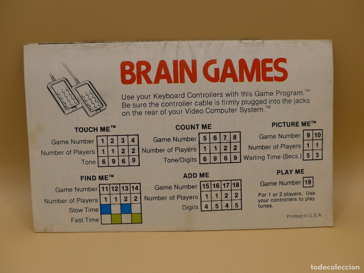 Videojuegos y consolas: CARTUCHO CON 19 JUEGOS DE ATARI - BRAIN GAMES - Foto 14