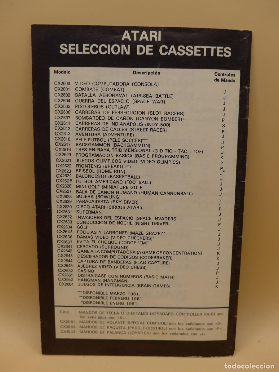 Videojuegos y consolas: CARTUCHO CON 19 JUEGOS DE ATARI - BRAIN GAMES - Foto 17