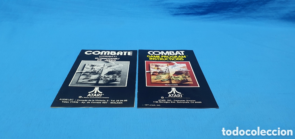 Videojuegos y consolas: COMBAT VIDEO COMPUTER SYSTEM GAME PROGRAM 27 VIDEO GAMES. 1978 - Foto 3