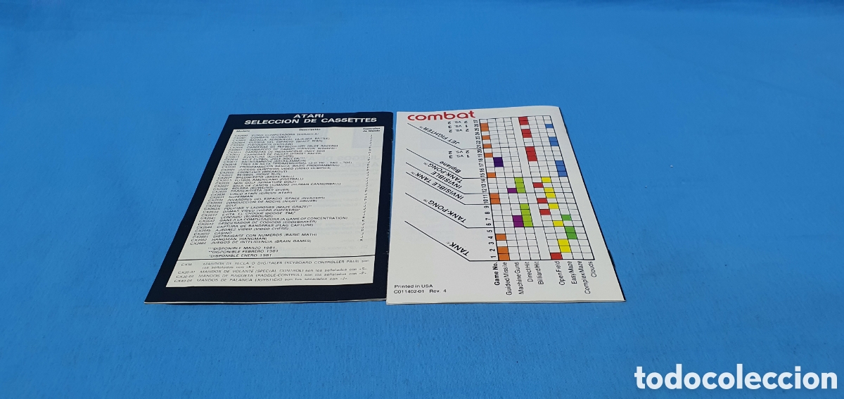 Videojuegos y consolas: COMBAT VIDEO COMPUTER SYSTEM GAME PROGRAM 27 VIDEO GAMES. 1978 - Foto 4