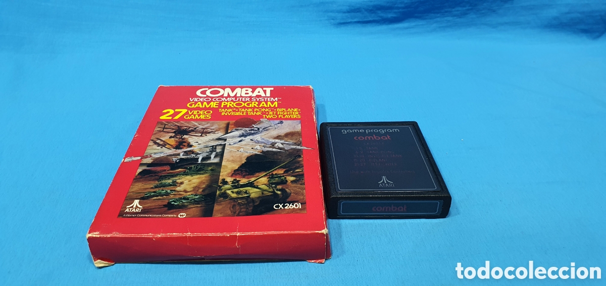Videojuegos y consolas: COMBAT VIDEO COMPUTER SYSTEM GAME PROGRAM 27 VIDEO GAMES. 1978 - Foto 1