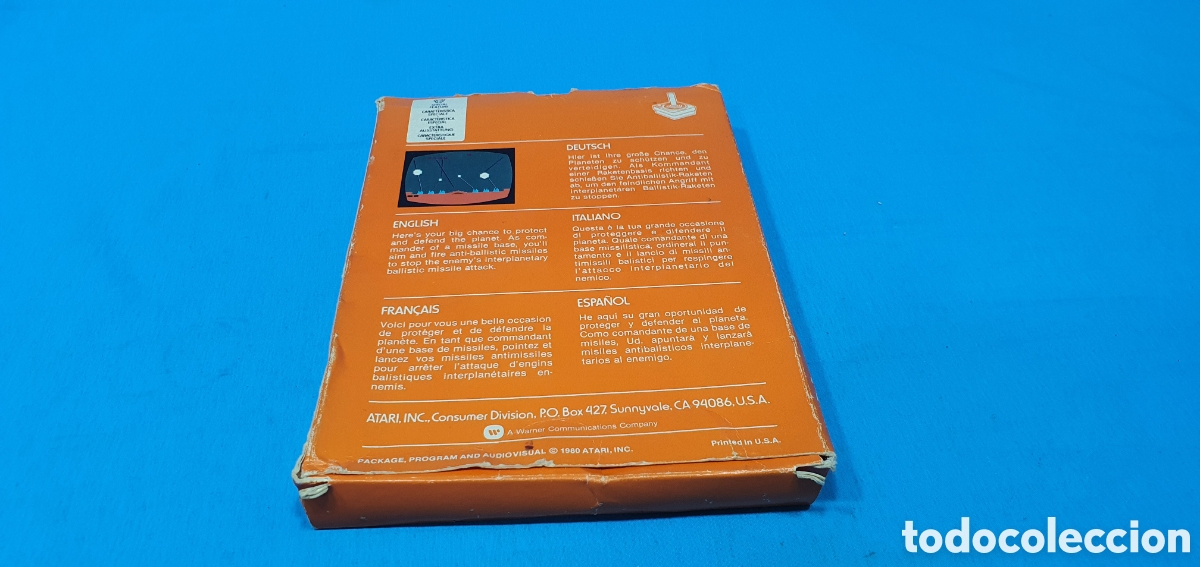 Videojuegos y consolas: MISSILE COMMAND. ATARI VIDEO COMPUTER SYSTEM. 1980 - Foto 2