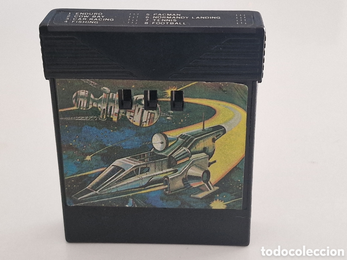 Videojuegos y consolas: Atari 2600 Omegavision Multicartucho con 8 juegos - Foto 2
