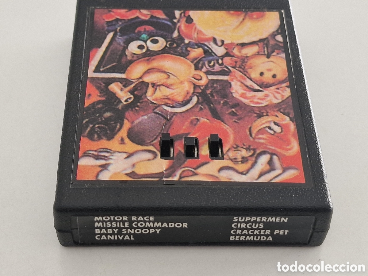 Videojuegos y consolas: Cartucho Atari con 8 juegos - Foto 1