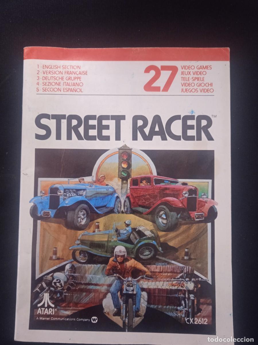Videojuegos y consolas: Manual juegos Atari Street Racer. - Foto 1