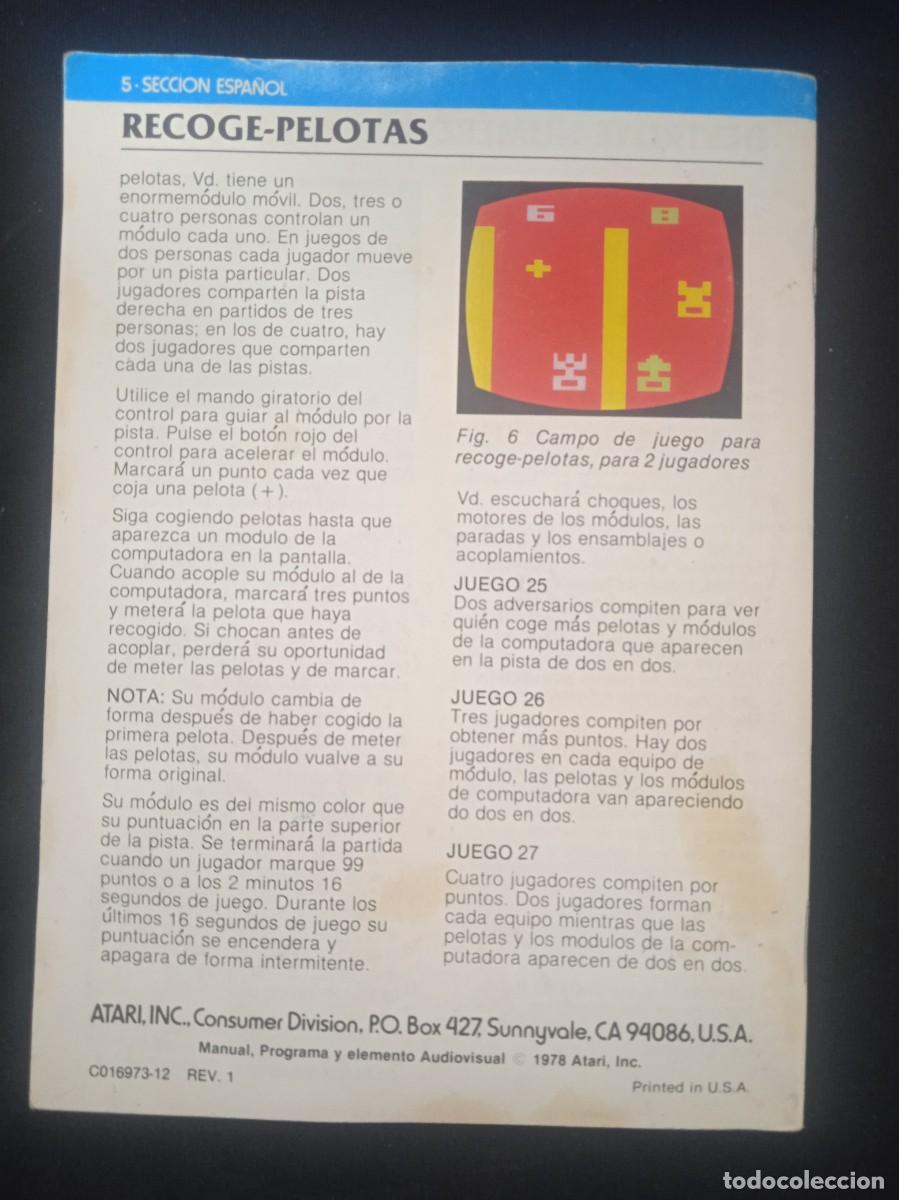 Videojuegos y consolas: Manual juegos Atari Street Racer. - Foto 2