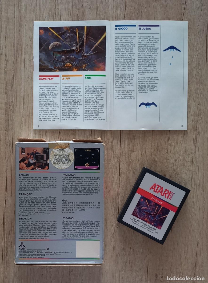 Videojuegos y consolas: PHOENIX JUEGO ATARI 2600 - Foto 2