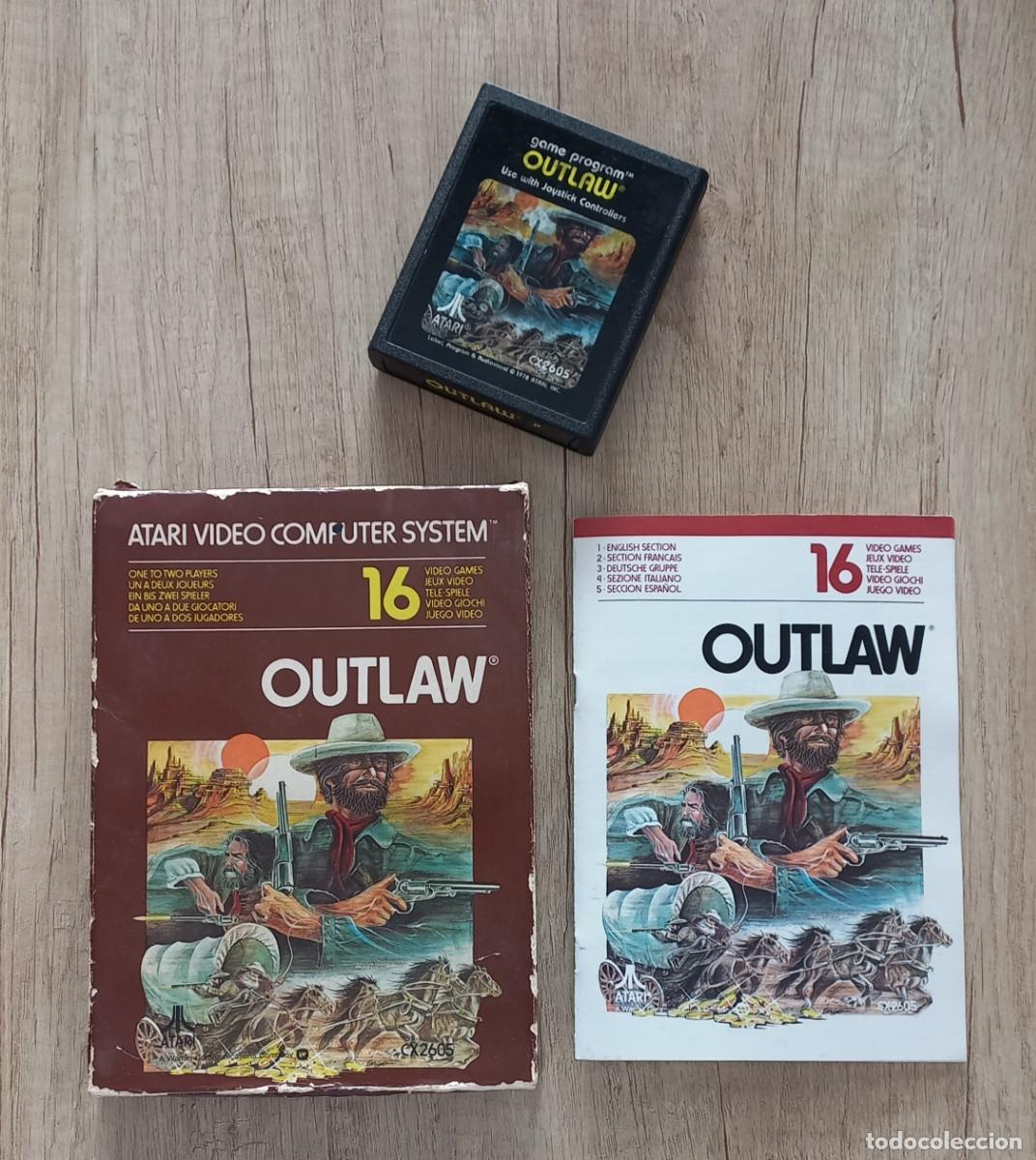 Videojuegos y consolas: OUTLAW JUEGO ATARI 2600 - Foto 1