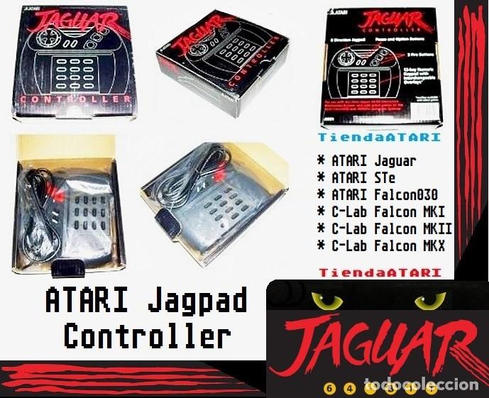 Videospiele und Konsolen: ATARI Jaguar PAD Jag Controller Mando [ATARI Corp 1993] STe Falcon 3 botones