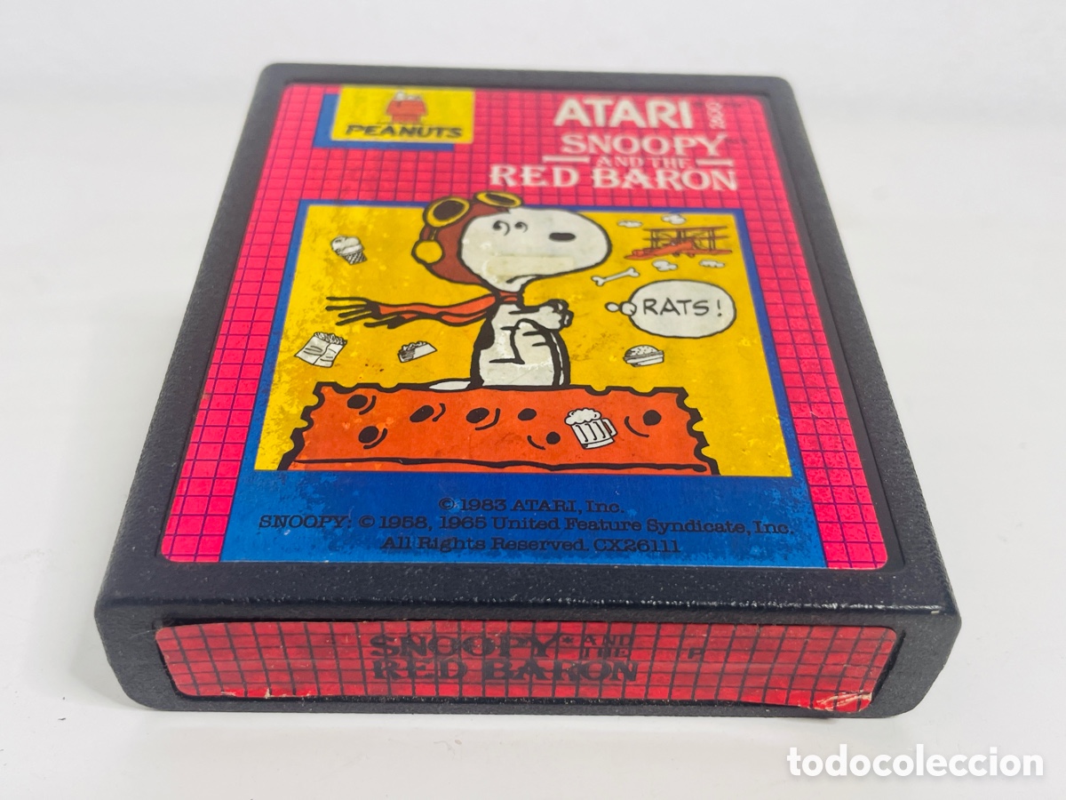 Videojuegos y consolas: Snoopy Red Baron Atari 2600 - Foto 2
