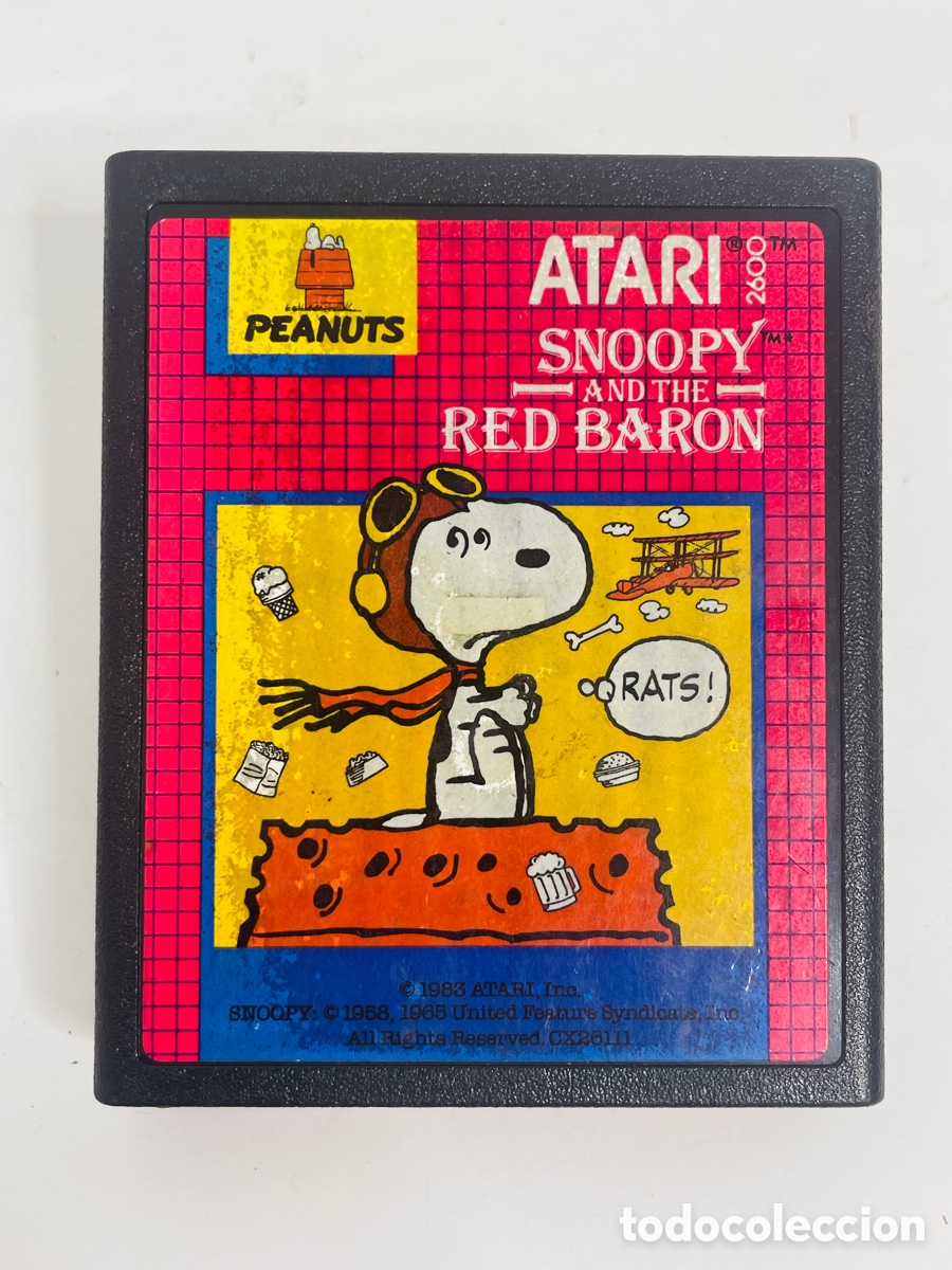 Videojuegos y consolas: Snoopy Red Baron Atari 2600 - Foto 3