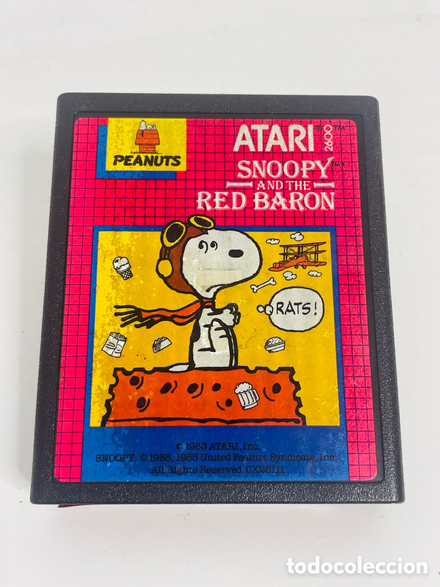 Videojuegos y consolas: Snoopy Red Baron Atari 2600 - Foto 1