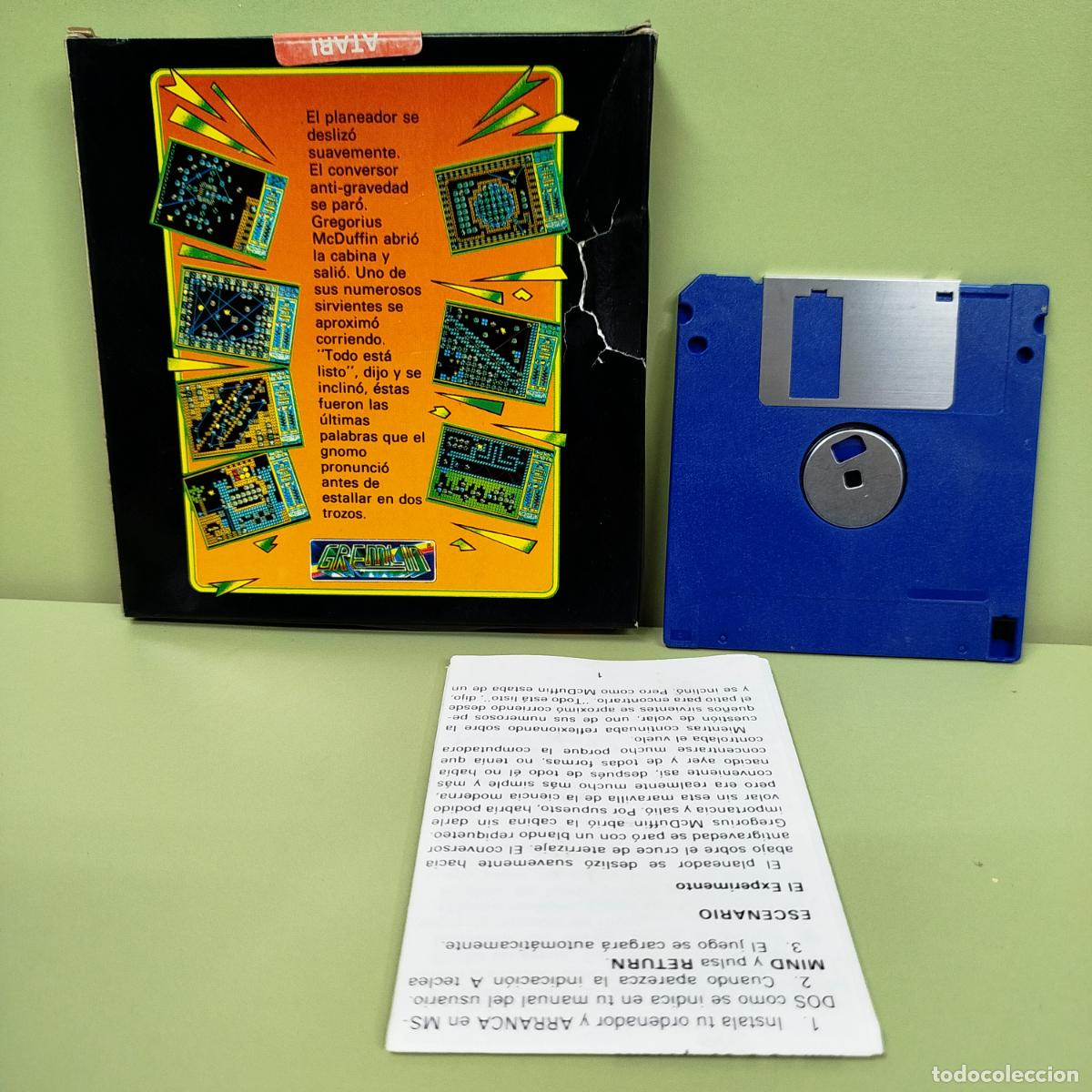 Videojuegos y consolas: ANTIGUO VIDEOJUEGO DISQUETE ATARI ST MINDBENDER EN CAJA ORIGINAL - Foto 2