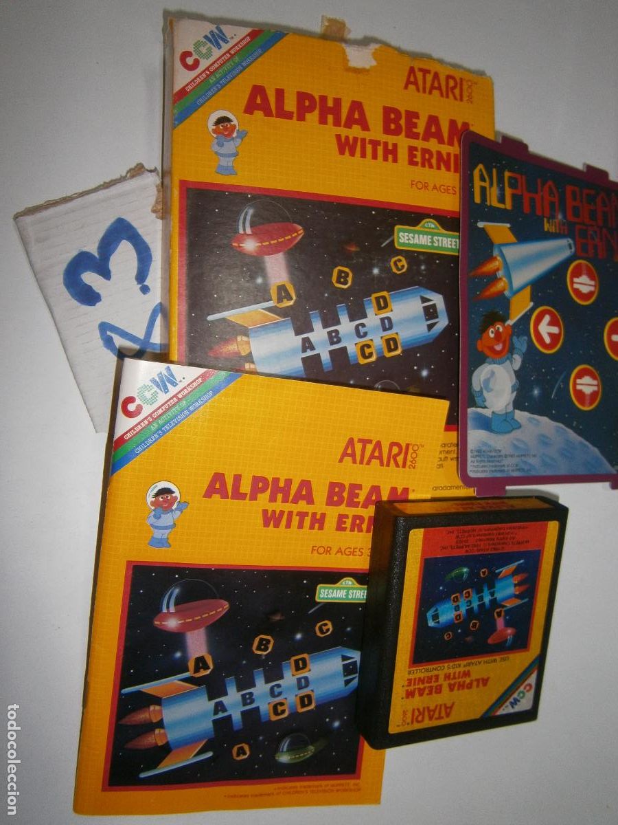 Videojuegos y consolas: JUEGO ATARI EN SU CAJA CON INSTRUCCIONES - ALPHA BEAM - Foto 1