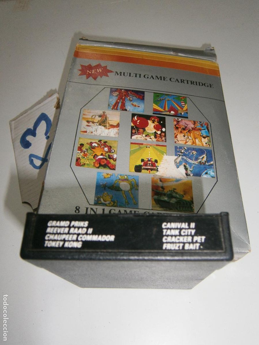 Videojuegos y consolas: JUEGO ATARI EN SU CAJA - MULTIJUEGO 8 EN 1 - Foto 1