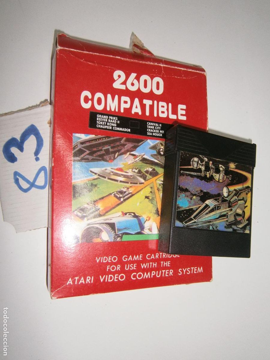 Videojuegos y consolas: JUEGO ATARI EN SU CAJA - MULTIJUEGO 8 EN 1 - Foto 2