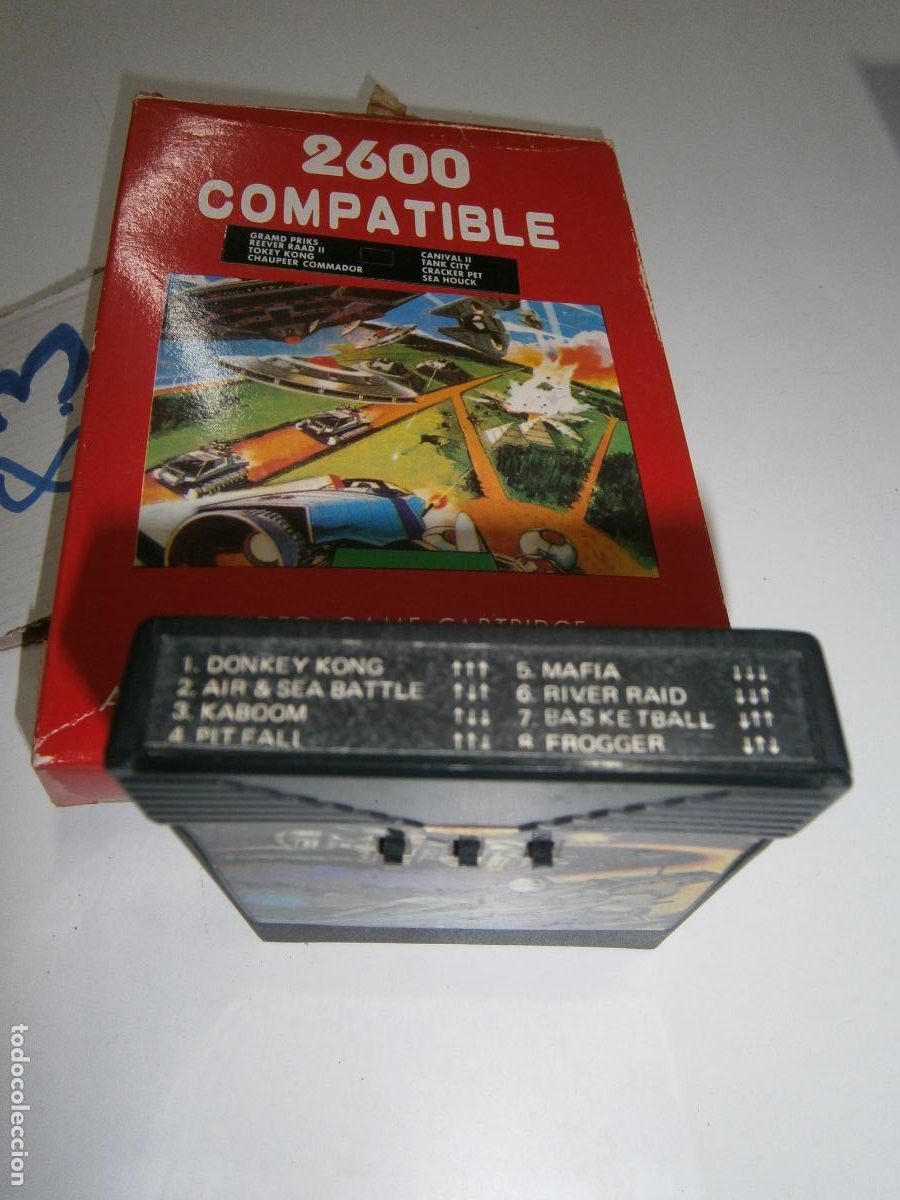 Videojuegos y consolas: JUEGO ATARI EN SU CAJA - MULTIJUEGO 8 EN 1 - Foto 1