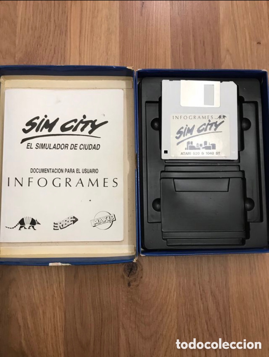 Videojuegos y consolas: Sim City 1989 Atari 520 ST - Foto 2