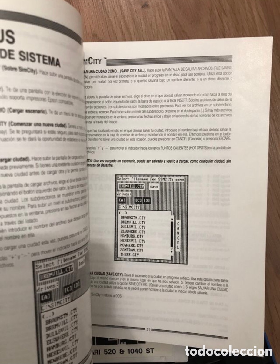 Videojuegos y consolas: Sim City 1989 Atari 520 ST - Foto 3